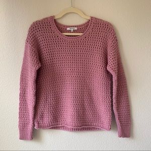 Madewell Open-Stitch Austen Pullover Sweater, XS